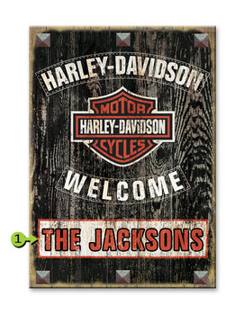 Harley Davidson Personalized Sign Harley Davidson Personalized Sign