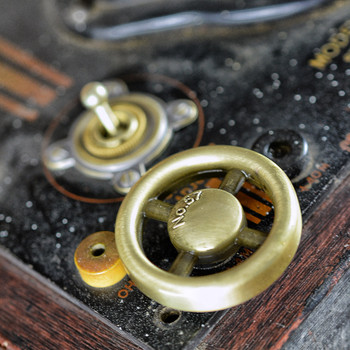 Dimmer Wheel Knob - Antique Brass Dimmer Wheel Knob - Antique Brass