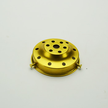 3-1/4" Shade Holder - Solid Brass - Vented Fitter 3-1/4" Shade Holder - Solid Brass - Vented Fitter