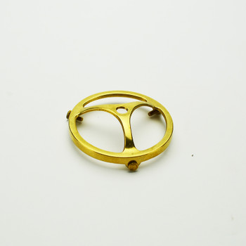 3-1/4" Shade Holder - Solid Brass - 3-Spoke Fitter 3-1/4" Shade Holder - Solid Brass - 3-Spoke Fitter