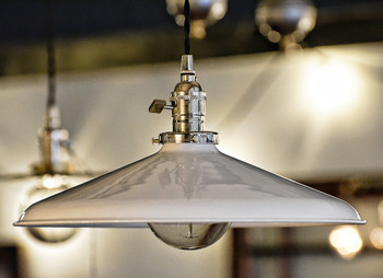 White Industrial Shade White Industrial Shade