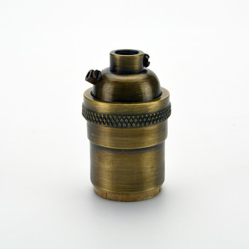 Antique Brass Grounded Socket Antique Brass Grounded Socket