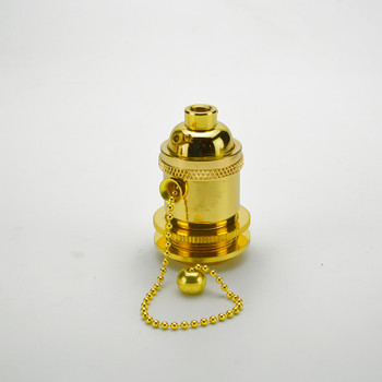 Pull Chain Polished Brass Socket Pull Chain Polished Brass Socket