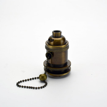 Antique Brass Pull-Chain lampholder Antique Brass Pull-Chain lampholder
