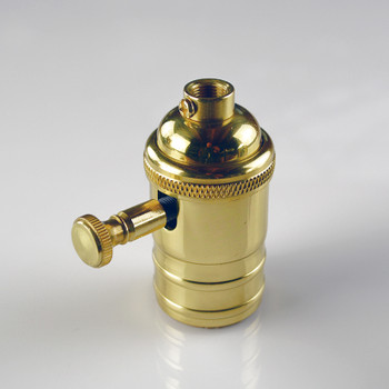 Dimmer Socket - Polished Brass Dimmer Socket - Polished Brass