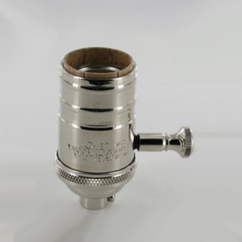 Dimmer Socket - Polished Nickel Dimmer Socket - Polished Nickel