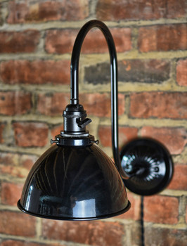 Black Gooseneck Wall Sconce Black Gooseneck Wall Sconce