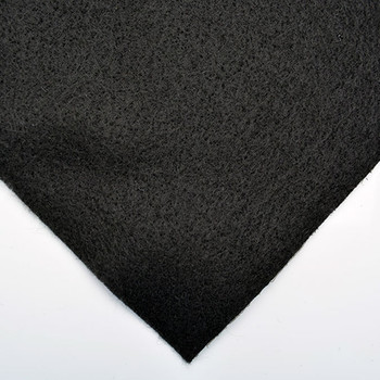 Black Felt Antique Fans Black Felt Antique Fans