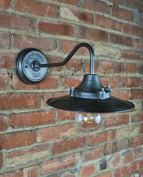 Industrial Wall Sconce Black Industrial Wall Sconce Black