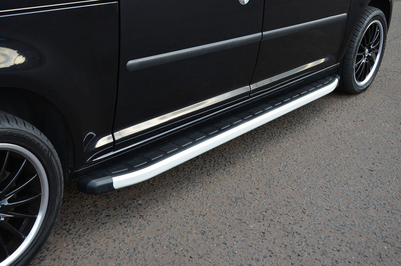 Aluminium Side Steps Bars Running Boards To Fit LWB Vauxhall Opel