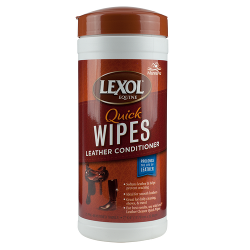 Lexol Leather Conditioner Quick Wipes - 25 Count