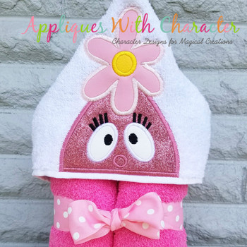 Foofie Pink Peeker Applique Design Foofie Pink Peeker Applique Design