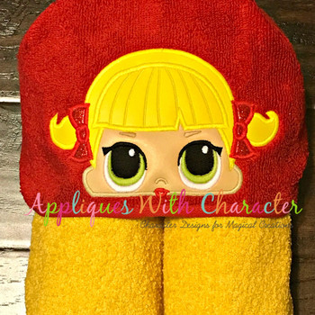 Cheer Doll Peeker Applique Design Cheer Doll Peeker Applique Design