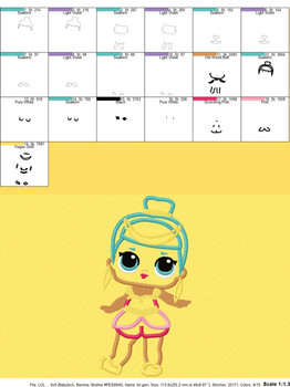 Genie Doll Applique Design Genie Doll Applique Design
