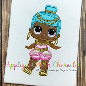 Genie Doll Applique Design Genie Doll Applique Design