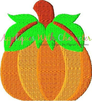 Pumpkin Filled Stitch Embroidery Design Pumpkin Filled Stitch Embroidery Design