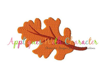 Fall Leaf Filled Stitch Embroidery Design Fall Leaf Filled Stitch Embroidery Design