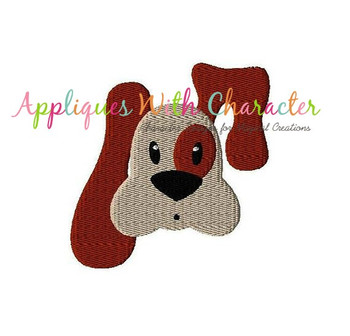 Dog Filled Stitch Embroidery Design Dog Filled Stitch Embroidery Design