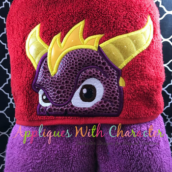 Sky Dragon Peeker Applique Design Sky Dragon Peeker Applique Design