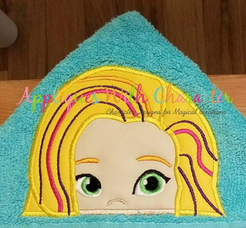 Sun Girl Peeker Applique Design - Sunny Day Girls Sun Girl Peeker Applique Design - Sunny Day Girls