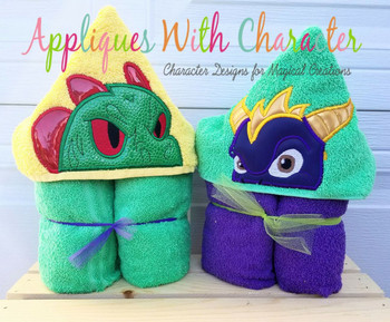 Dino and Spye Peeker Applique Design Set from Skylanders Dino and Spye Peeker Applique Design Set from Skylanders