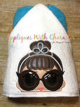 IT Baby Audrey Hepburn Doll Peeker Applique Design IT Baby Audrey Hepburn Doll Peeker Applique Design