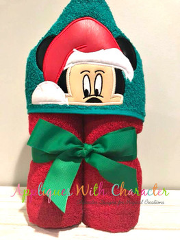 Mr Mouse Santa Peeker Applique Designs Mr Mouse Santa Peeker Applique Designs