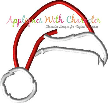 Santa Hat Applique Design Santa Hat Applique Design