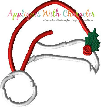 Mrs. Santa Hat Applique Design Mrs. Santa Hat Applique Design