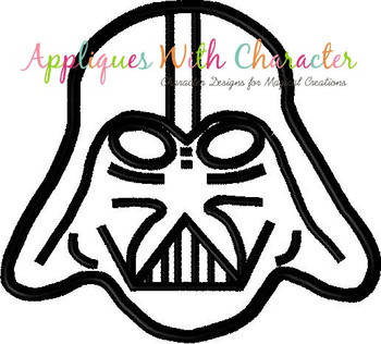 Darth Star Battles Applique Design Darth Star Battles Applique Design