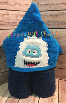 Rudy Abominable Snowman Peeker Applique Design Rudy Abominable Snowman Peeker Applique Design