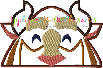 Beauty Beast Peeker Applique Design Beauty Beast Peeker Applique Design