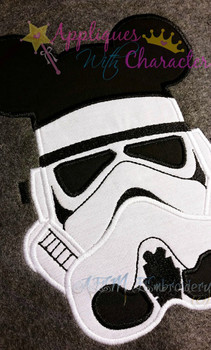 Mr Mouse Storm Trooper Star Fight Applique Design Mr Mouse Storm Trooper Star Fight Applique Design