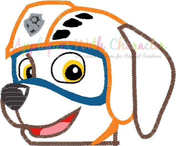 Pup Patrol Zoomy Peeker Applique Design Pup Patrol Zoomy Peeker Applique Design