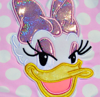 Daizy Duck Face Applique Design Daizy Duck Face Applique Design