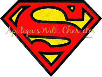 Super Hero Filled Stitch Embroidery Design Super Hero Filled Stitch Embroidery Design