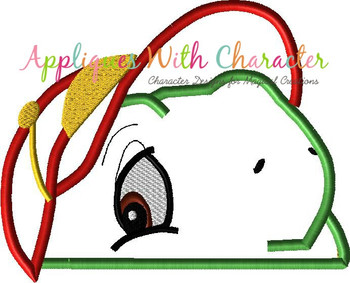Frankie Turtle Peeker Applique Design Frankie Turtle Peeker Applique Design