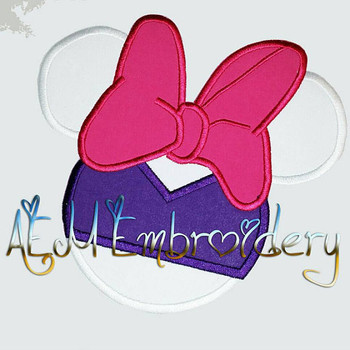 Daizy Miss Mouse Head Applique Design Daizy Miss Mouse Head Applique Design