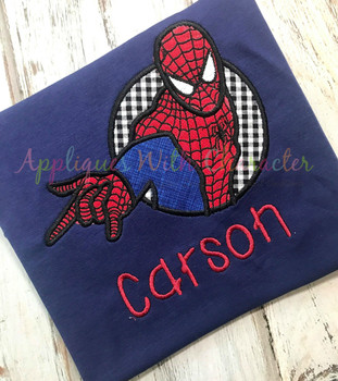 Spider Hero Applique Design Spider Hero Applique Design