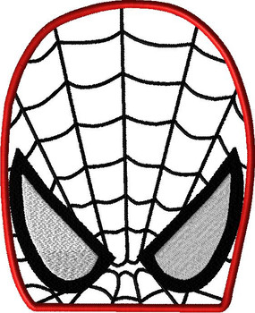 Spider Hero Peeker Applique Design Spider Hero Peeker Applique Design