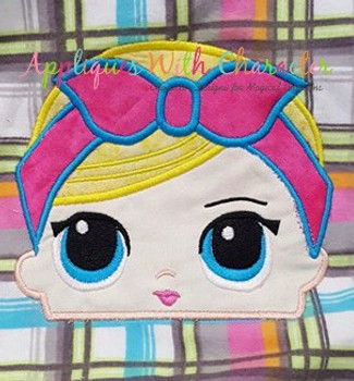 Shorty Peeker Applique Design Shorty Peeker Applique Design