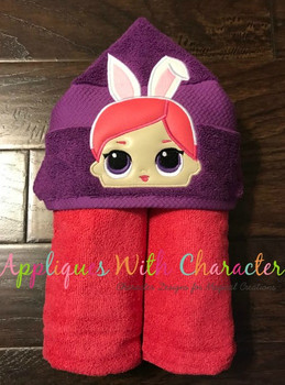 Bunny Peeker Doll Applique Design Bunny Peeker Doll Applique Design