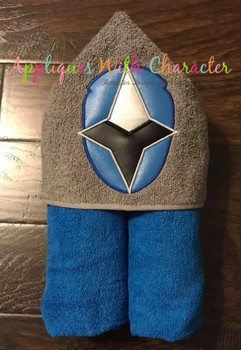 Ninja Blue Helmet Applique Design Ninja Blue Helmet Applique Design