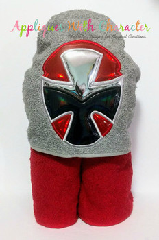 Ninja Red Helmet Applique Design Ninja Red Helmet Applique Design