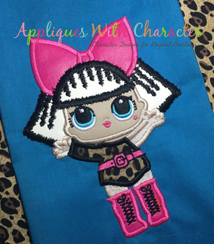 Diva Doll Applique Design Diva Doll Applique Design