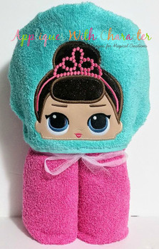 Fancy Doll Peeker Applique Design Fancy Doll Peeker Applique Design