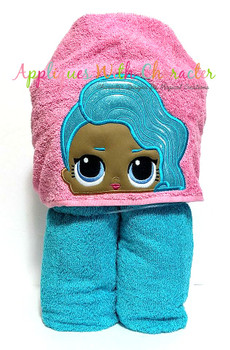 Splash Doll Peeker Applique Design Splash Doll Peeker Applique Design