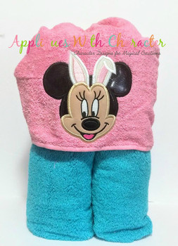 Miss Mouse with Bunny Ears Applique Design Miss Mouse with Bunny Ears Applique Design