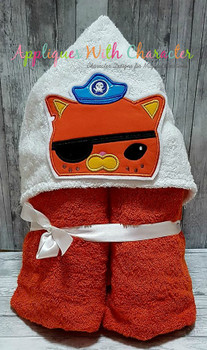 Diver Cat Peeker Applique Design Diver Cat Peeker Applique Design