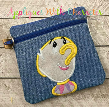 Beauty Teacup Applique Design Beauty Teacup Applique Design
